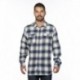 Burnside B8210 Men's Plaid Flannel Shirt
