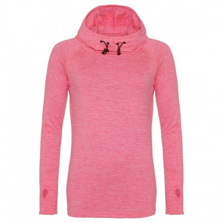Just Hoods By AWDis JCA038 Ladies Cool Cowl-Neck Long-Sleeve T-Shirt