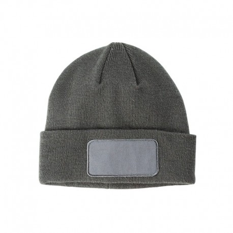 Big Accessories BA527 Patch Beanie Big Accessories BA527 Patch Beanie