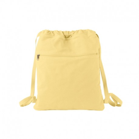 Authentic Pigment 1901 Pigment-Dyed Canvas Cinch Sack
