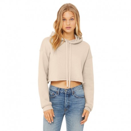 Bella + Canvas B7502 Ladies Cropped Fleece Hoodie