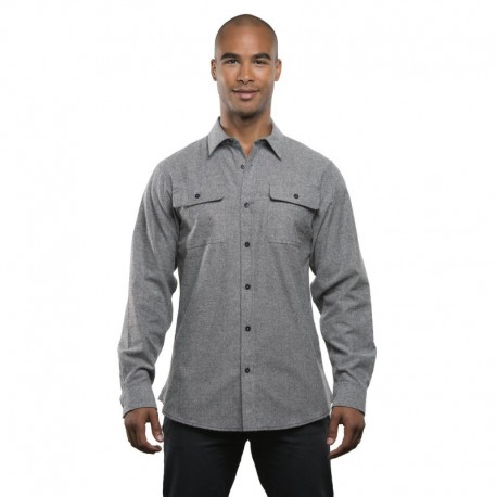 Burnside BU8200 Men's Solid Flannel Shirt