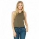 Bella + Canvas 6682 Ladies Racerback Cropped Tank