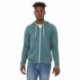 Bella + Canvas 3739 Unisex Sponge Fleece Full-Zip Hooded Sweatshirt