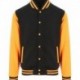 Just Hoods By AWDis JHA043 Men's 80/20 Heavyweight Letterman Jacket