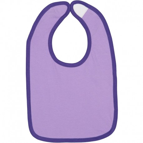Rabbit Skins RS1004 Infant Contrast Trim Bib