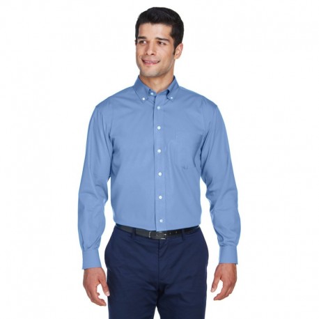 Devon & Jones D630 Men's Crown Collection Solid Oxford Woven Shirt