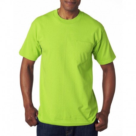 Bayside BA7100 Adult 6.1 oz., 100% Cotton Pocket T-Shirt Bayside BA7100 Adult 6.1 oz., 100% Cotton Pocket T-Shirt