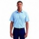 Artisan Collection by Reprime RP221 Mens Microcheck Gingham Short-Sleeve Cotton Shirt