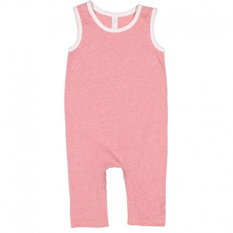 Rabbit Skins 4492 Infant Harborside Melange Tank Romper