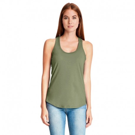 Next Level Apparel 6338 Ladies Gathered Racerback Tank