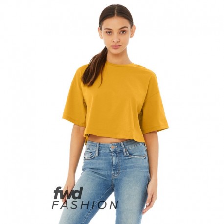 Bella + Canvas 6482 FWD Fashion Ladies Jersey Cropped T-Shirt