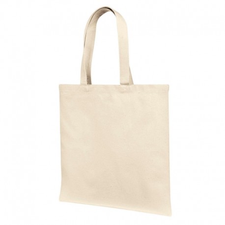 Liberty Bags LB85113 12 oz., Cotton Canvas Tote Bag With Self Fabric Handles