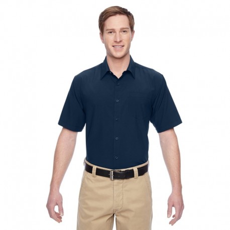 Harriton M610S Men's Paradise Short-Sleeve Performance Shirt