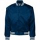 Augusta Sportswear 3610 Unisex Striped Trim Satin Baseball Jacket