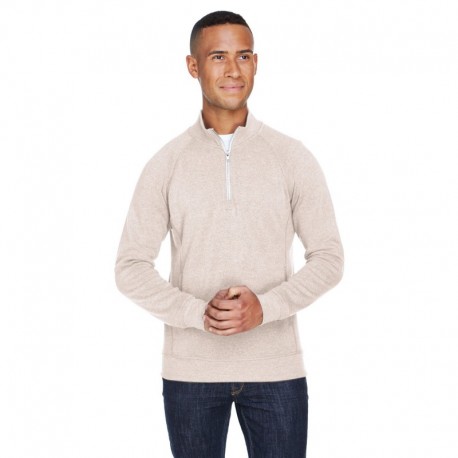 J America JA8869 Adult Triblend Fleece Quarter-Zip
