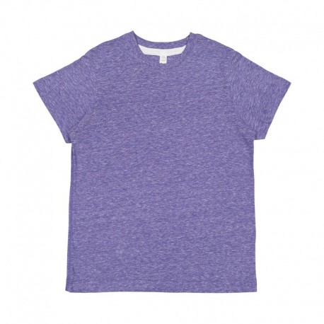 LAT 6191 Youth Harborside Melange Jersey T-Shirt