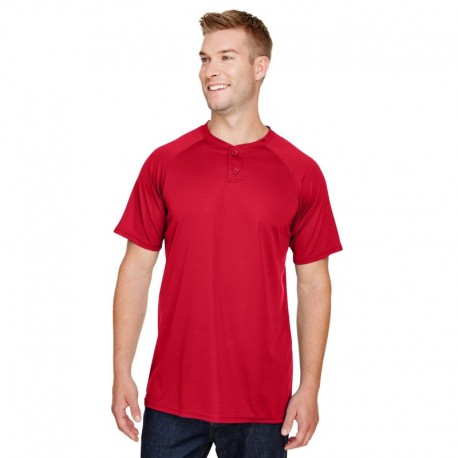 Augusta Sportswear AG1565 Adult Attain 2-Button Baseball Jersey