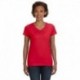 LAT 3507 Ladies V-Neck Fine Jersey T-Shirt