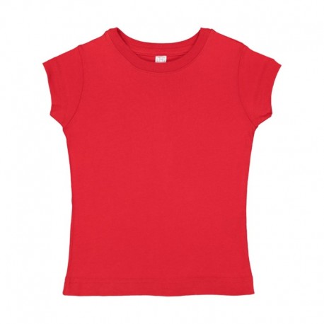 Rabbit Skins 3316 Toddler Girls' Fine Jersey T-Shirt