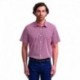 Artisan Collection by Reprime RP221 Mens Microcheck Gingham Short-Sleeve Cotton Shirt