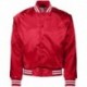 Augusta Sportswear 3610 Unisex Striped Trim Satin Baseball Jacket