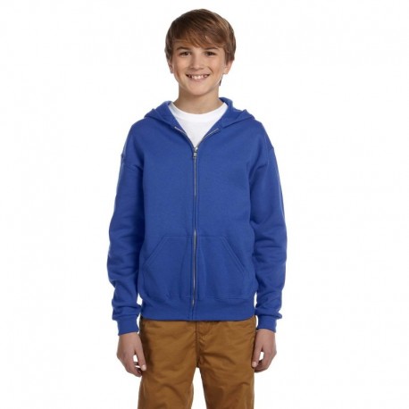 Jerzees 993B Youth 8 oz. NuBlend Fleece Full-Zip Hooded Sweatshirt