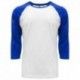 Next Level Apparel 6251 Unisex CVC 3/4 Sleeve Raglan Baseball T-Shirt