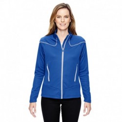 North End 78806 Ladies Cadence Interactive Two-Tone Brush Back Jacket