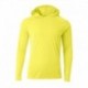 A4 N3409 Men's Cooling Performance Long-Sleeve Hooded T-shirt
