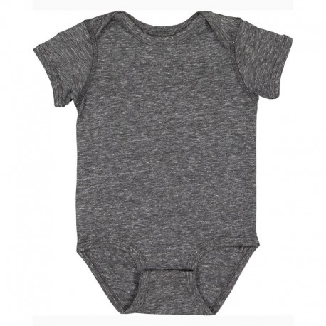 Rabbit Skins 4491 Infant Harborside Melange Jersey Bodysuit