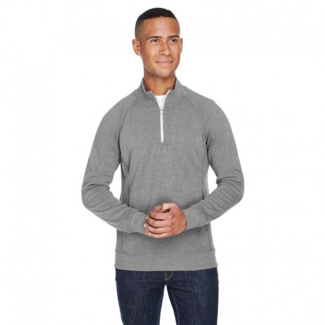 J America JA8869 Adult Triblend Fleece Quarter-Zip