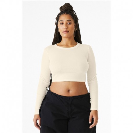 Bella + Canvas 1501BE Ladies Micro Ribbed Long Sleeve Baby Tee