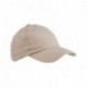 Big Accessories BX001 6-Panel Brushed Twill Unstructured Cap