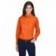Harriton M500W Ladies Easy Blend Long-Sleeve Twill Shirt with Stain-Release