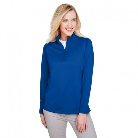 Harriton M748W Ladies Advantage Snag Protection Plus Quarter-Zip Harriton M748W Ladies Advantage Snag Protection Plus Quarter-Zip