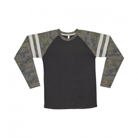 LAT 6934 Men's Gameday Mash-Up Long Sleeve Fine Jersey T-Shirt LAT 6934 Men's Gameday Mash-Up Long Sleeve Fine Jersey T-Shirt