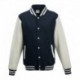 Just Hoods By AWDis JHA043 Men's 80/20 Heavyweight Letterman Jacket