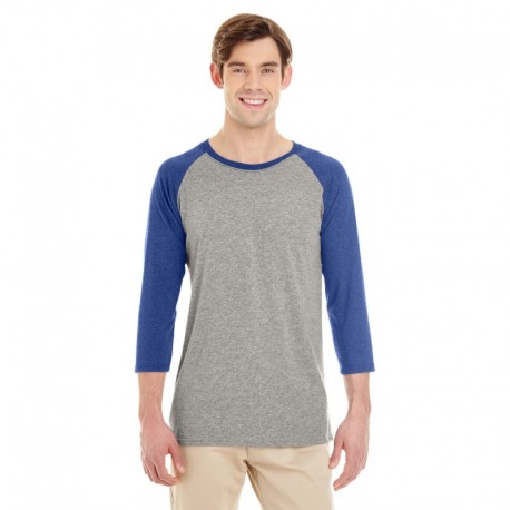 Jerzees 601RR Adult TRI-BLEND Baseball Raglan