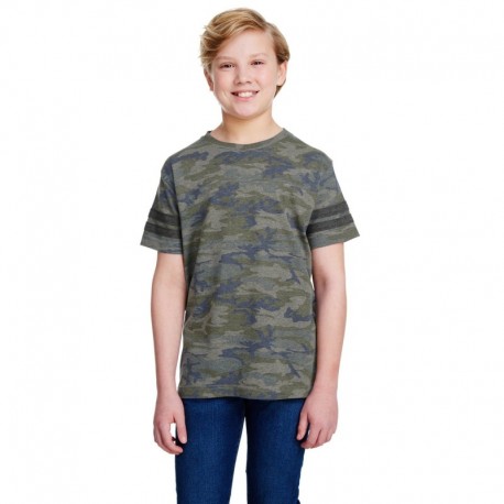 LAT 6137 Youth Football Fine Jersey T-Shirt