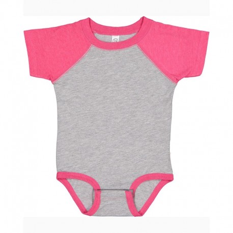 Rabbit Skins RS4430 Infant Baseball Bodysuit