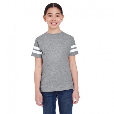 LAT 6137 Youth Football Fine Jersey T-Shirt