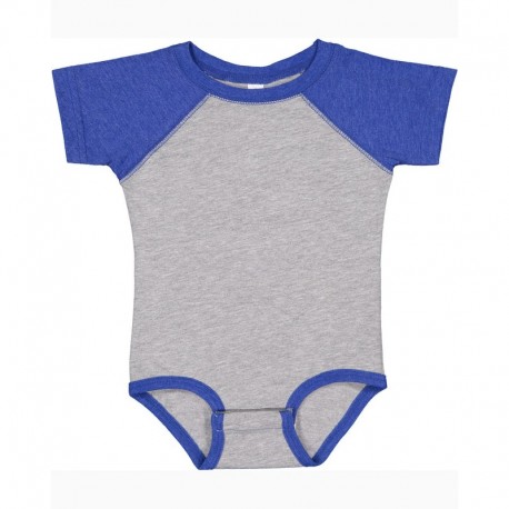 Rabbit Skins RS4430 Infant Baseball Bodysuit