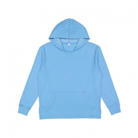 LAT 6936 Adult Vintage Wash Fleece Hooded Sweatshirt