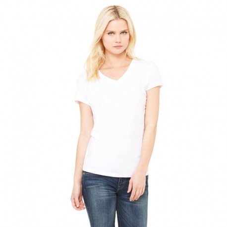 Bella + Canvas B6005 Ladies Jersey Short-Sleeve V-Neck T-Shirt