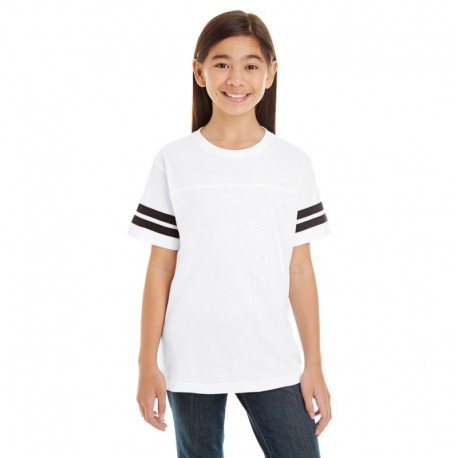 LAT 6137 Youth Football Fine Jersey T-Shirt
