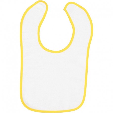 Rabbit Skins 1003 Infant Contrast Trim Terry Bib