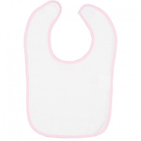 Rabbit Skins 1003 Infant Contrast Trim Terry Bib