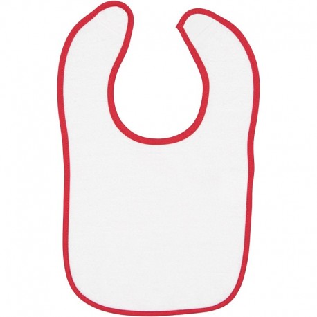 Rabbit Skins 1003 Infant Contrast Trim Terry Bib