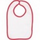 Rabbit Skins RS1004 Infant Contrast Trim Bib